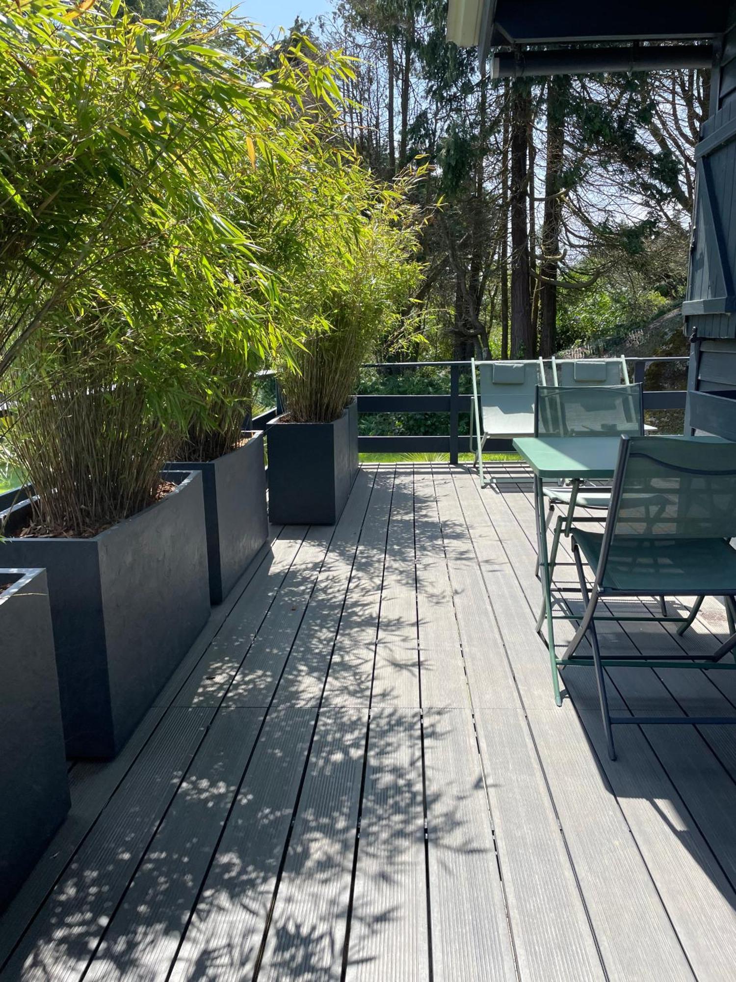 Scorfel Lodge, Northwood, Bain Nordique, Terrasse เทรกาสแตล ภายนอก รูปภาพ